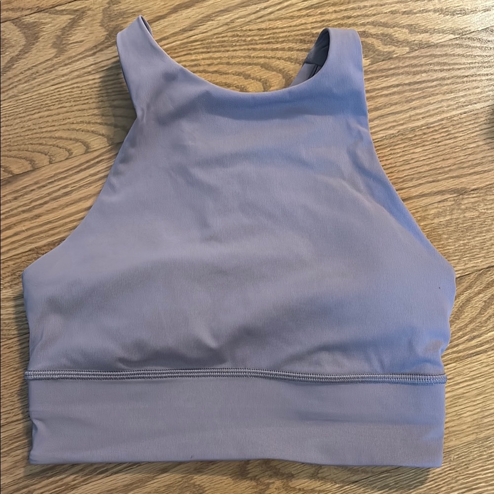 Lululemon Lavender High Neck Sports Bra